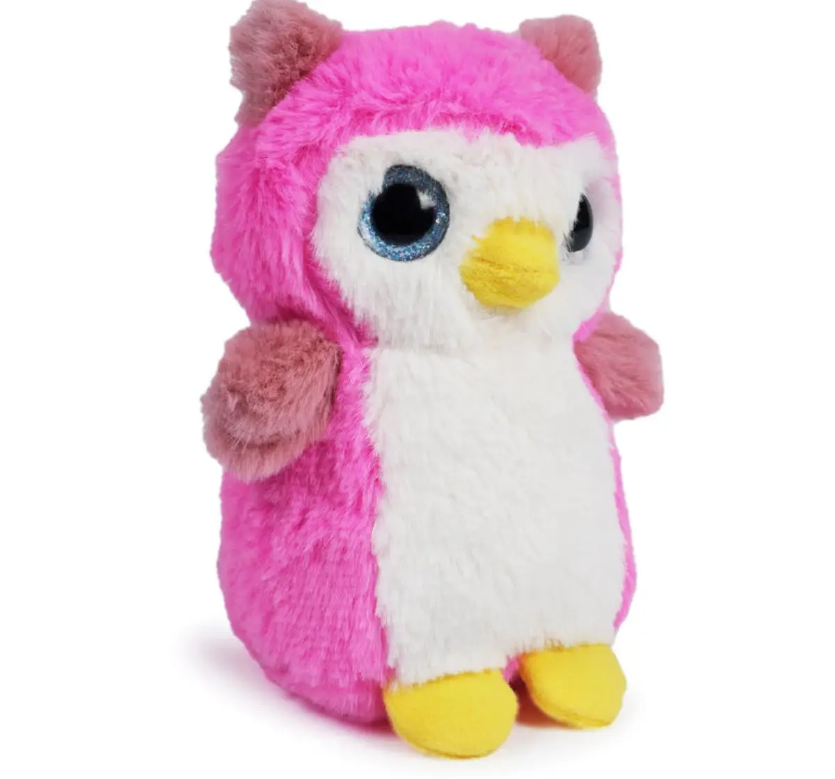 Jeannie Magic Sparkly Eyes Palm Pal Pink Penguin Soft Toy, 0M+