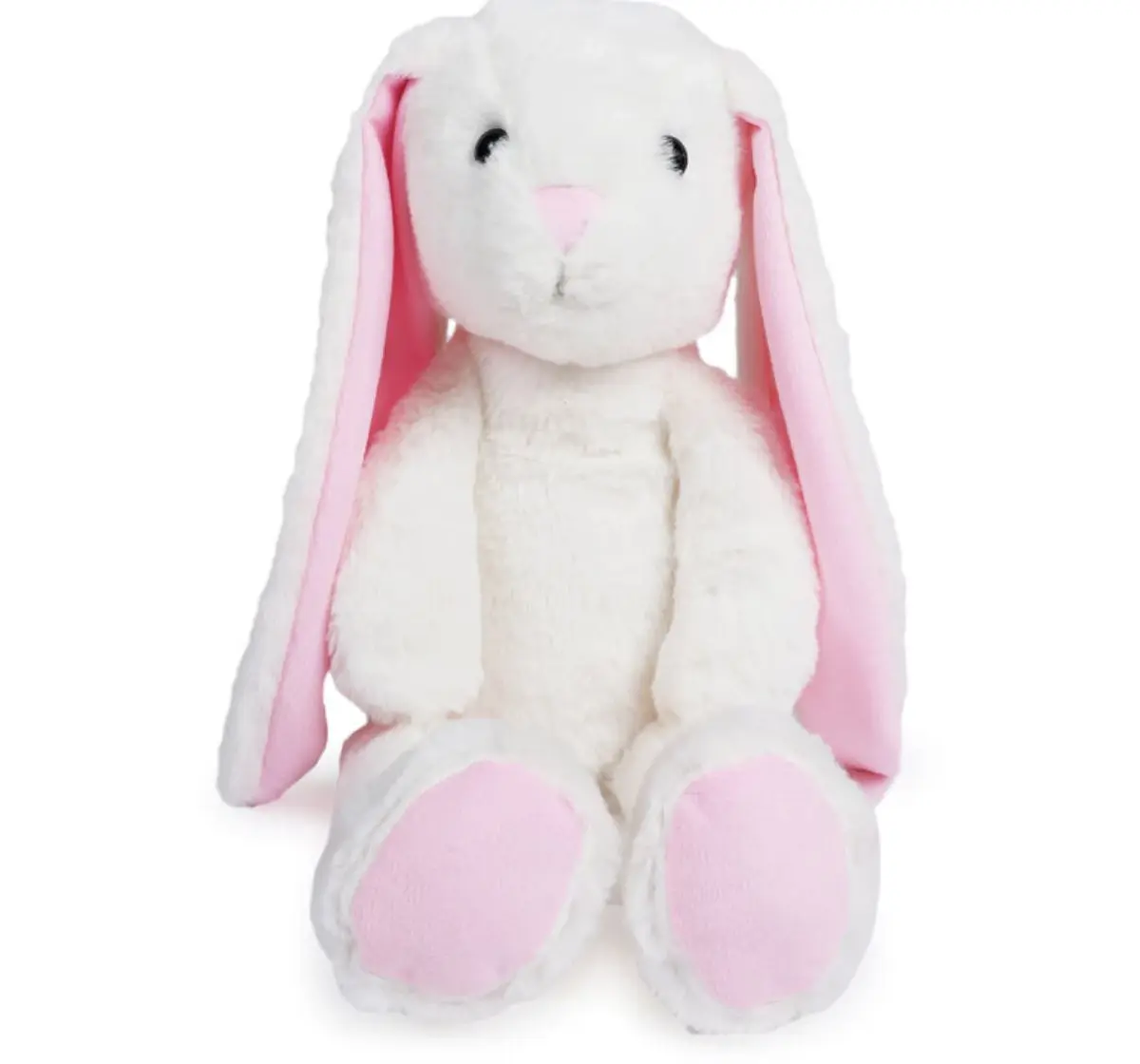 Jeannie Magic Flappy Ears Cute Bunny White Soft Toy, 0M+