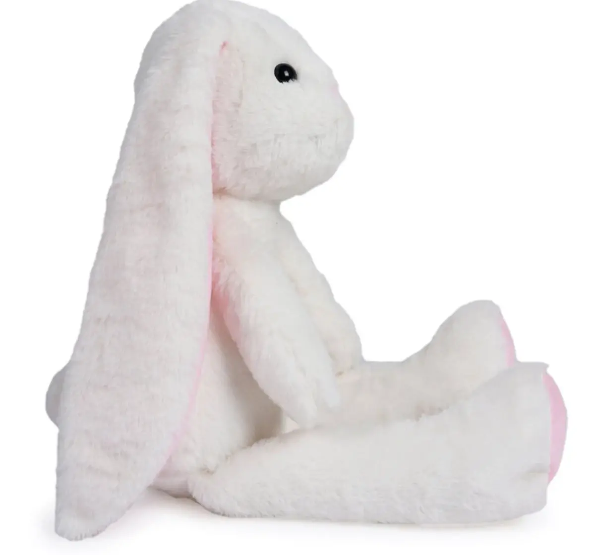 Jeannie Magic Flappy Ears Cute Bunny White Soft Toy, 0M+