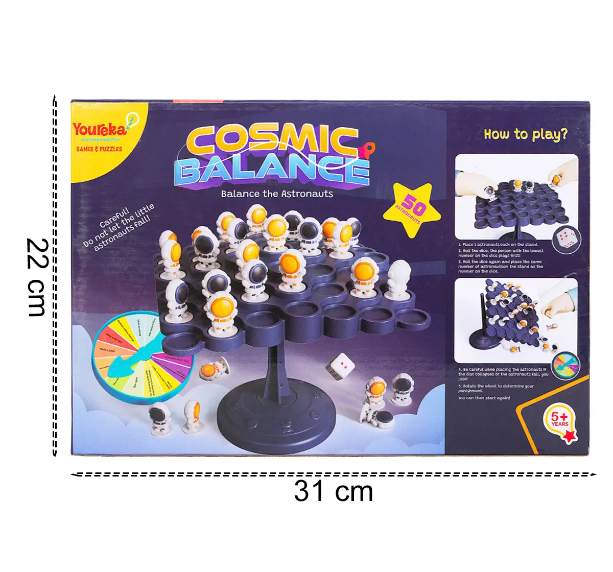 Buy Youreka Cosmic Balance Game with 50 Astronauts, 5Y+ Online ...