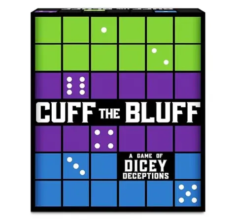 Gouda Games Cuff The Bluff, A Family Board Game Of Dicey Deceptions!, 12Y+