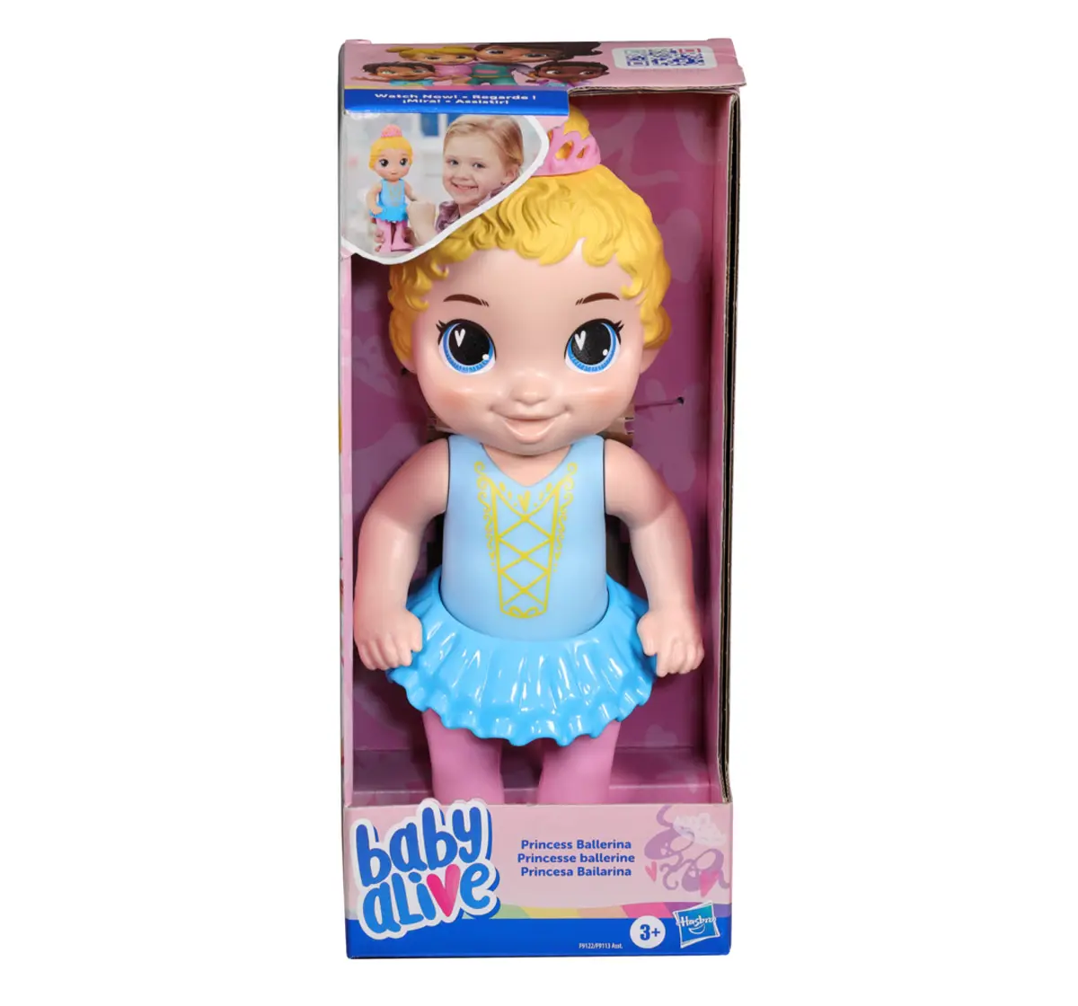 Baby Alive Princess Ballerina Blonde Hair Baby Doll, 10.25 Inches/26 Centimeters, 3Y+