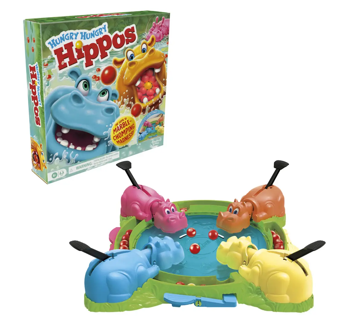 Hasbro Gaming Hungry Hippos Game, 4Y+, 2 to 4 Players