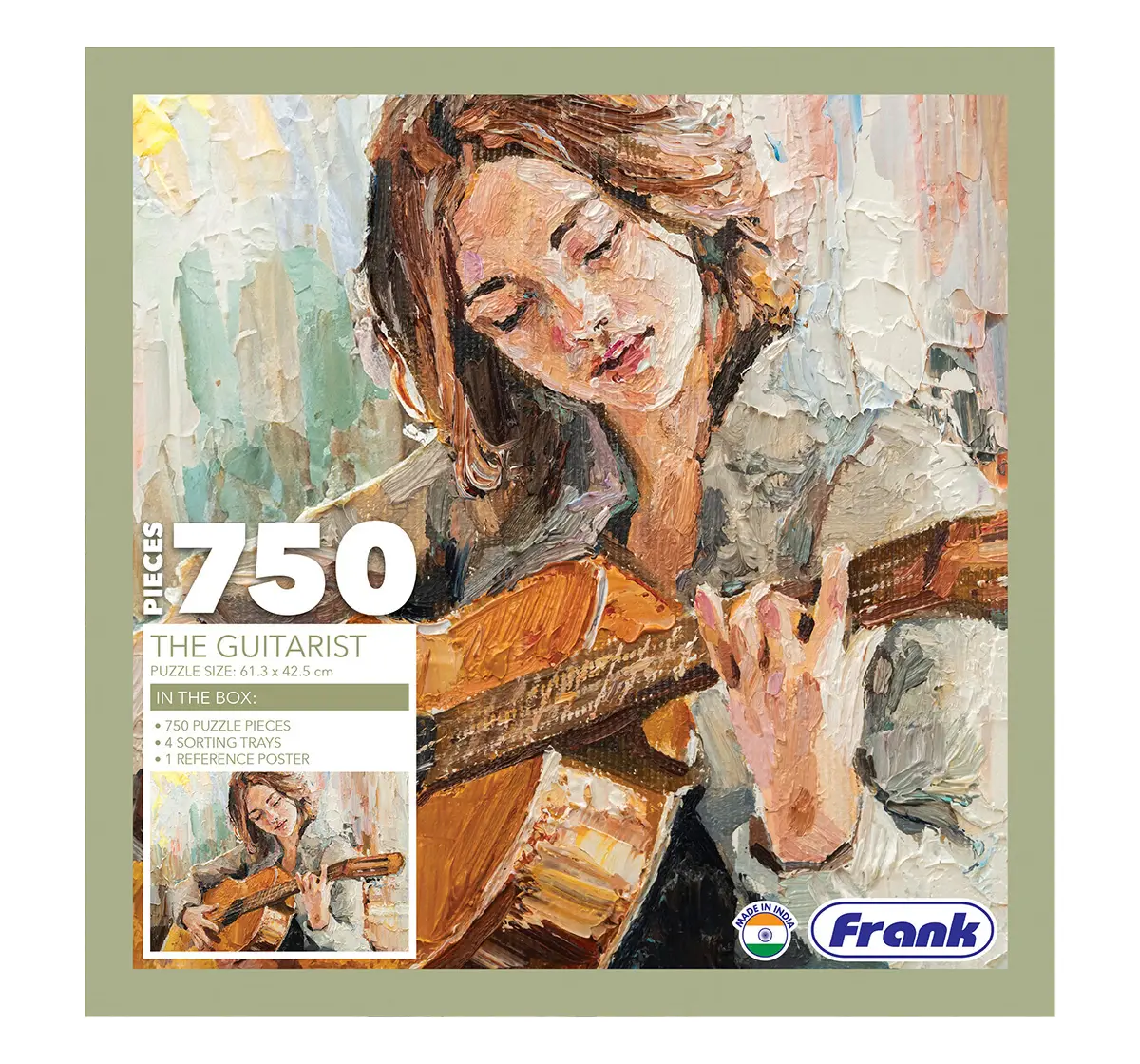 Frank The Guitarist, 750 Pieces Jigsaw Puzzle, 15Y+