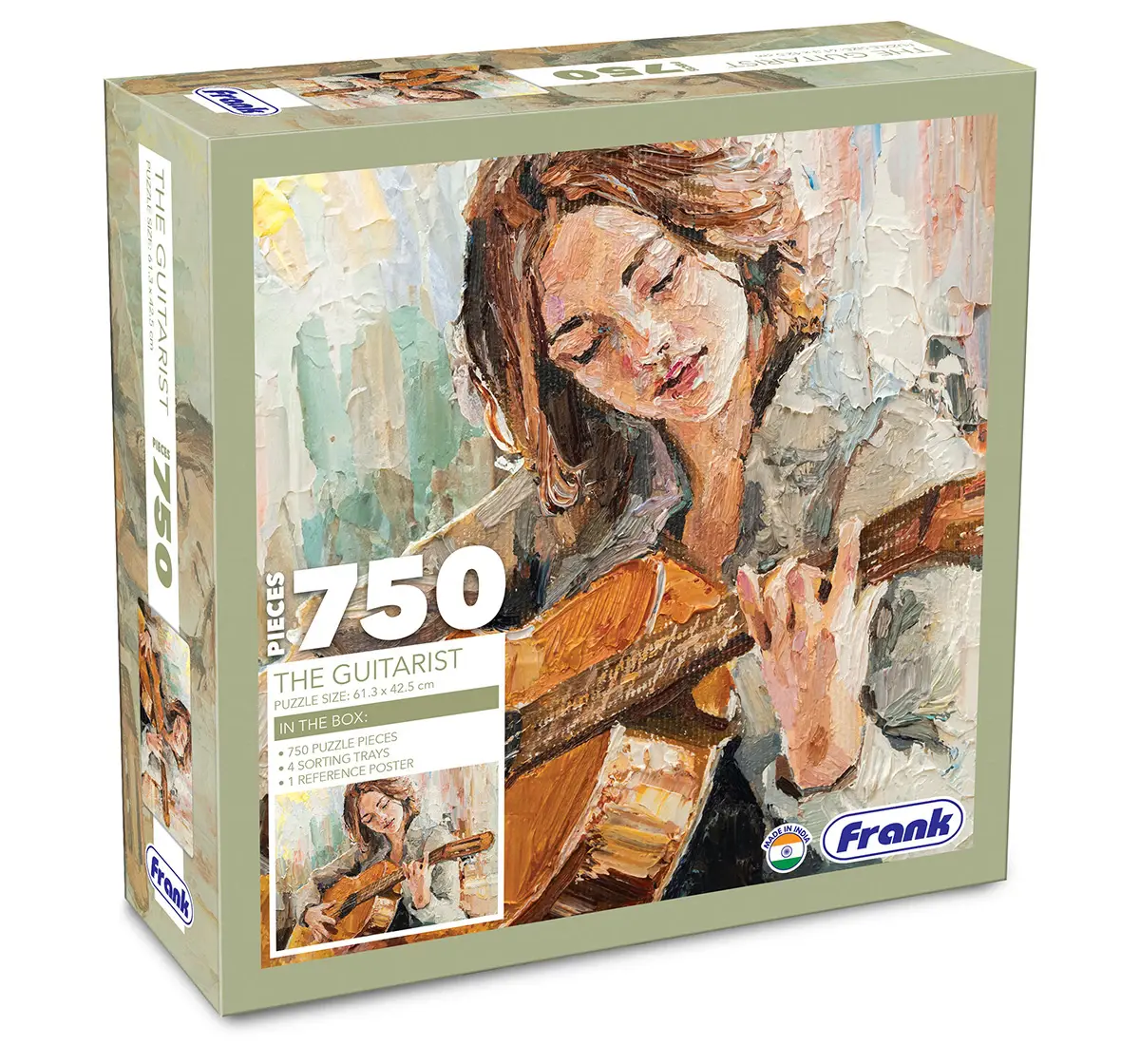 Frank The Guitarist, 750 Pieces Jigsaw Puzzle, 15Y+