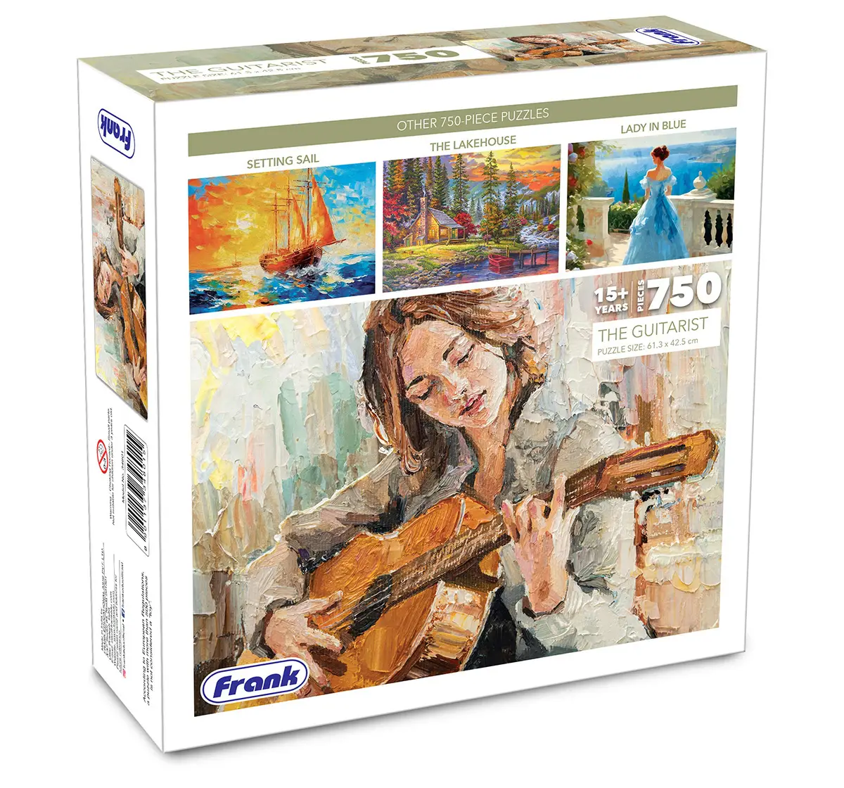 Frank The Guitarist, 750 Pieces Jigsaw Puzzle, 15Y+