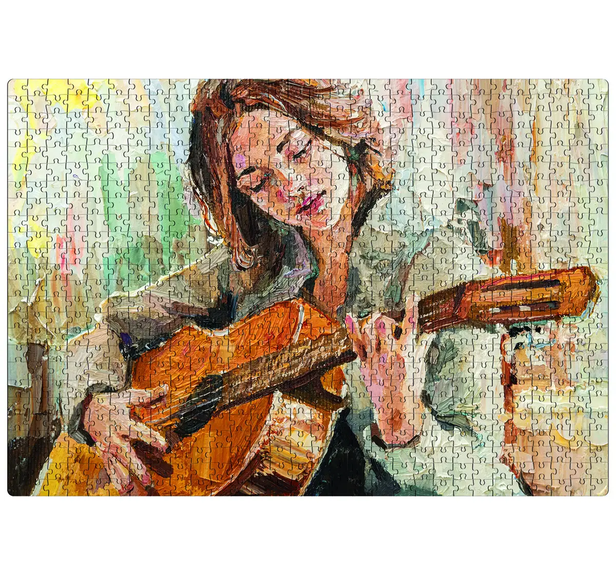 Frank The Guitarist, 750 Pieces Jigsaw Puzzle, 15Y+