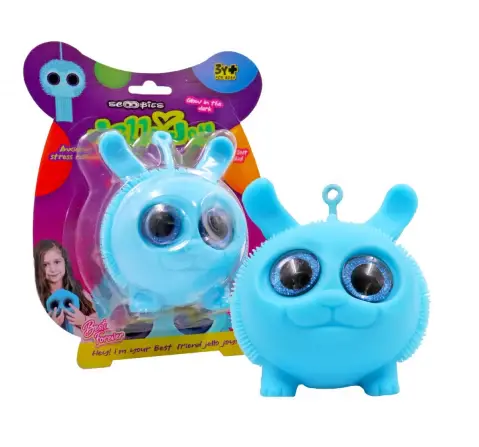 Scoobies Jello Joy Glow In The Dark Squishy, 3Y+, Blue