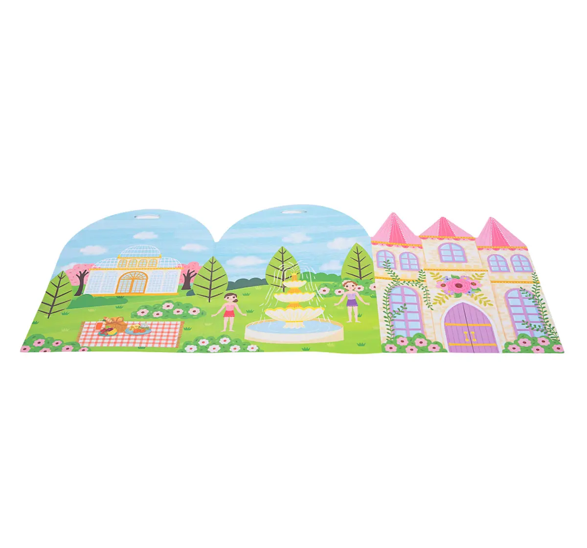 Youreka Puffy Sticker Playset Princess Castle, 116 Repositionable Puffy Stickers, Art & Craft Set for Kids, 4Y+
