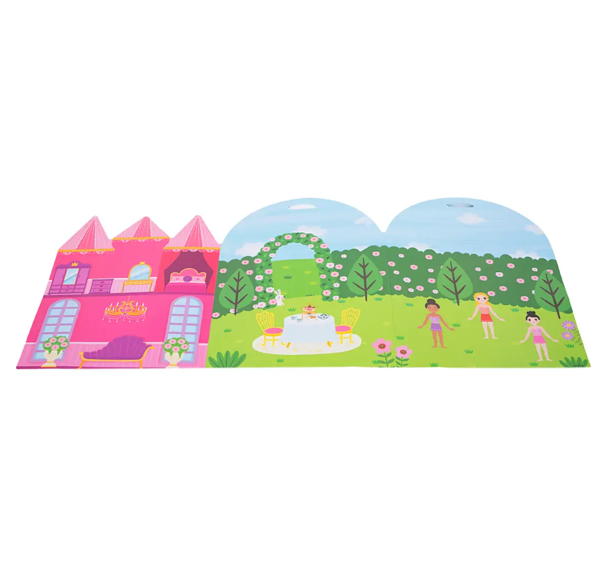 Youreka Puffy Sticker Playset Princess Castle, 116 Repositionable Puffy Stickers, Art & Craft Set for Kids, 4Y+