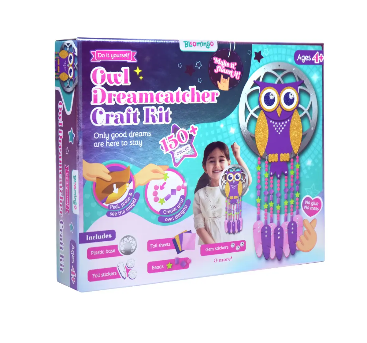 Bloomingo Diy Owl Dreamcatcher Art & Craft Kit, 4Y+ 