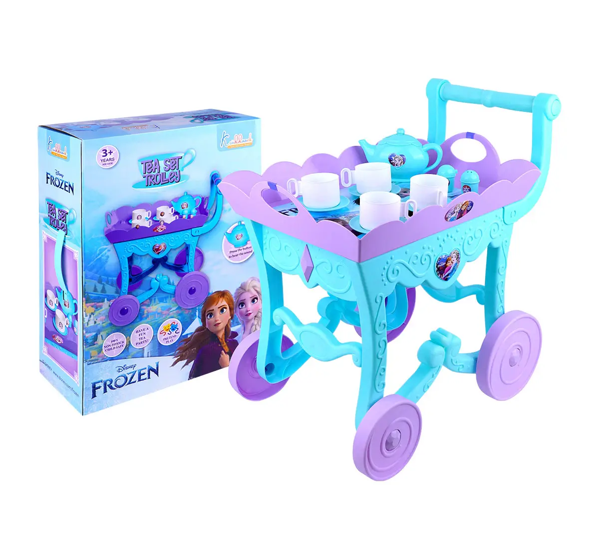 Kriiddaank Tea Trolley Set 32Pieces Frozen, 3Y+