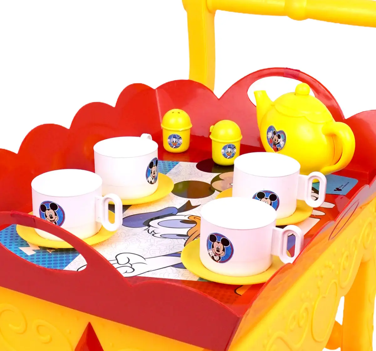 Kriiddaank Tea Trolley Set 32Pieces Mickey Mouse, 3Y+