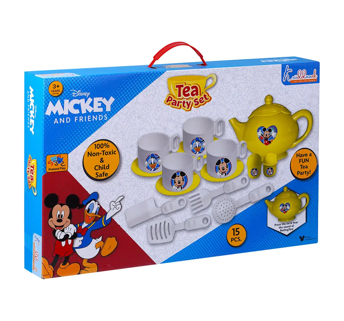 Kriiddaank Tea Party Set 15Pieces Mickey Mouse, 3Y+