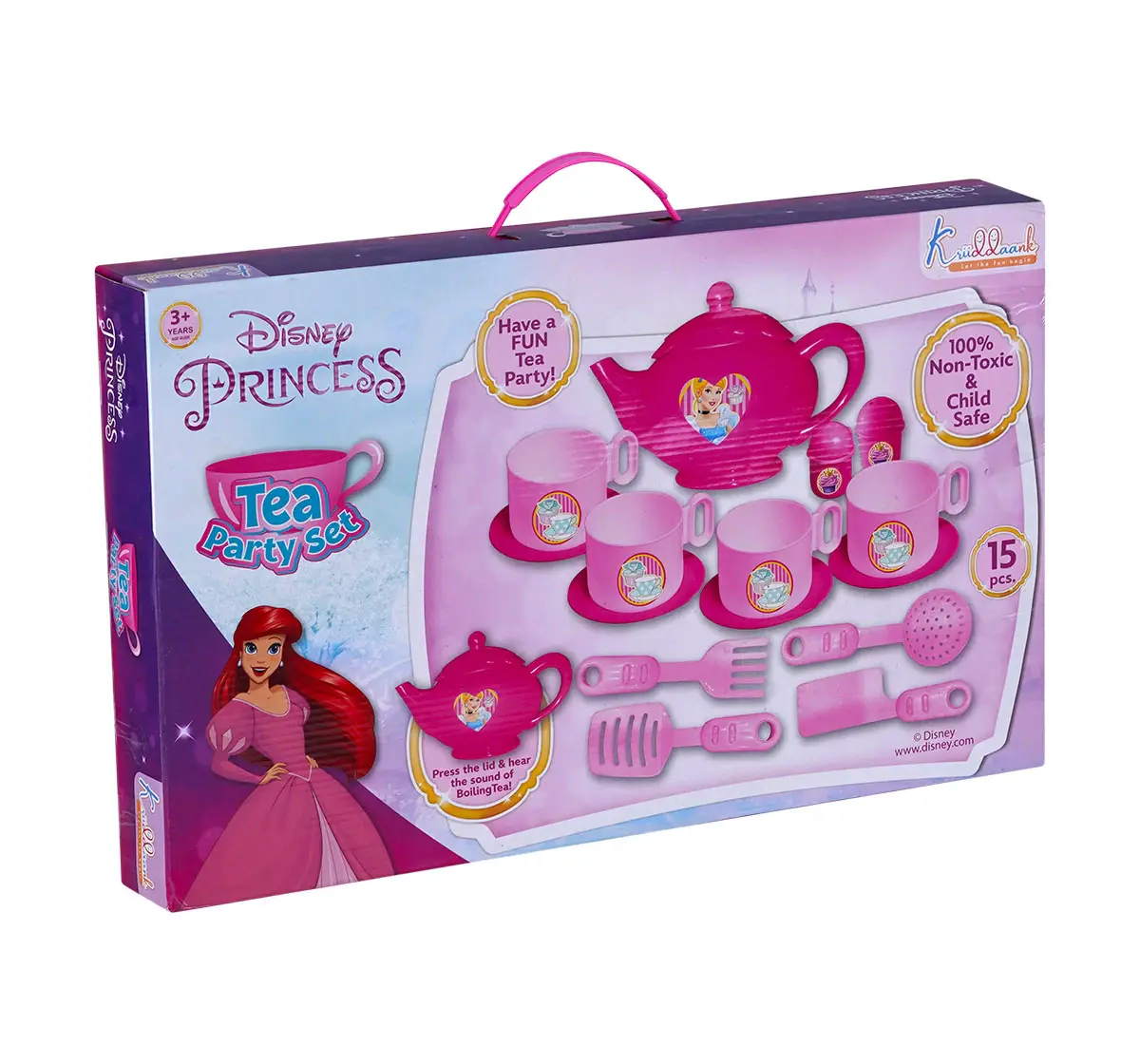 Kriiddaank Tea Party Set 15Pieces Disney Princess, 3Y+