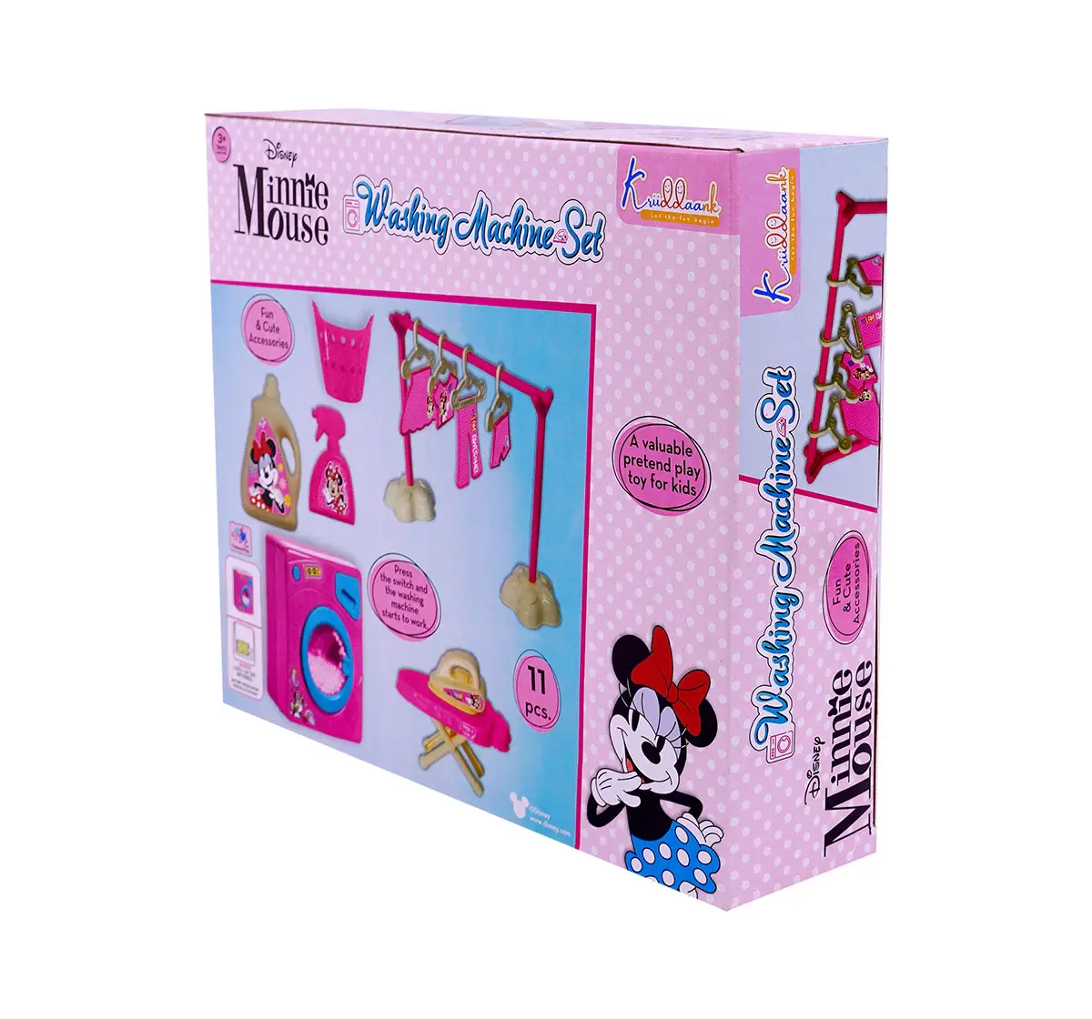 Kriiddaank Washing Machine Set 11 Pieces Minnie Mouse, 3Y+