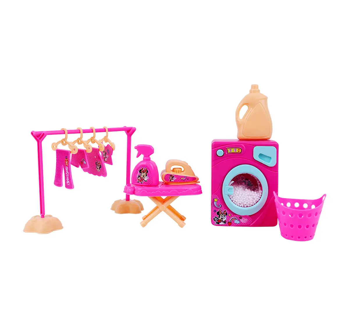 Kriiddaank Washing Machine Set 11 Pieces Minnie Mouse, 3Y+