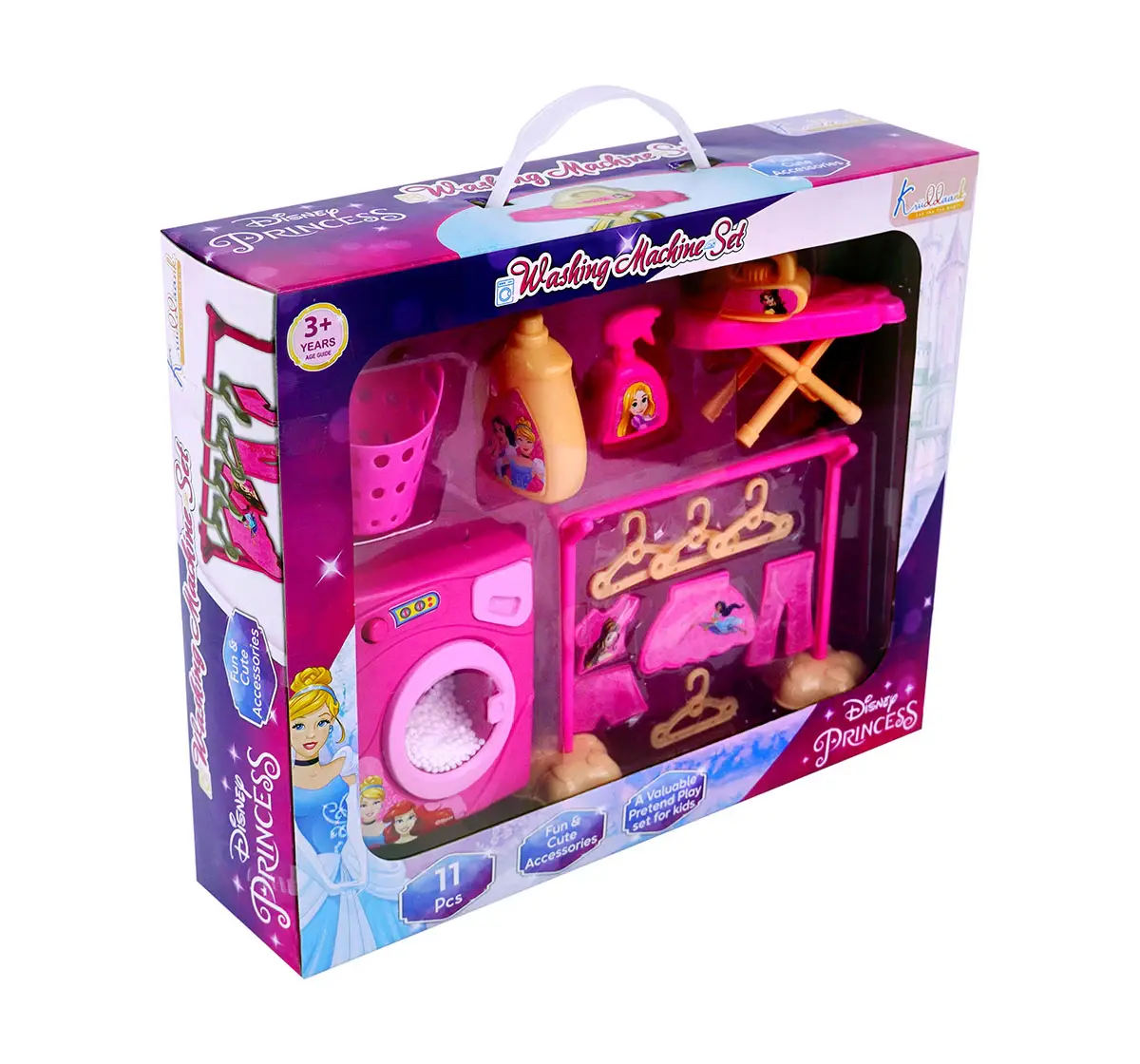 Kriiddaank Washing Machine Set 11 Pieces Disney Princess, 3Y+