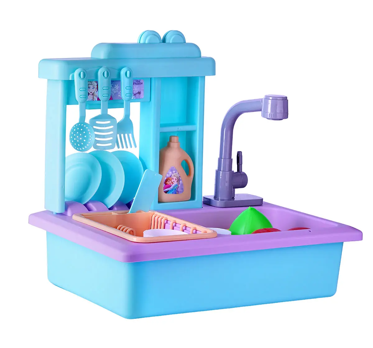 Kriiddaank Toy Kitchen Sink 22 Pieces Frozen, 3Y+