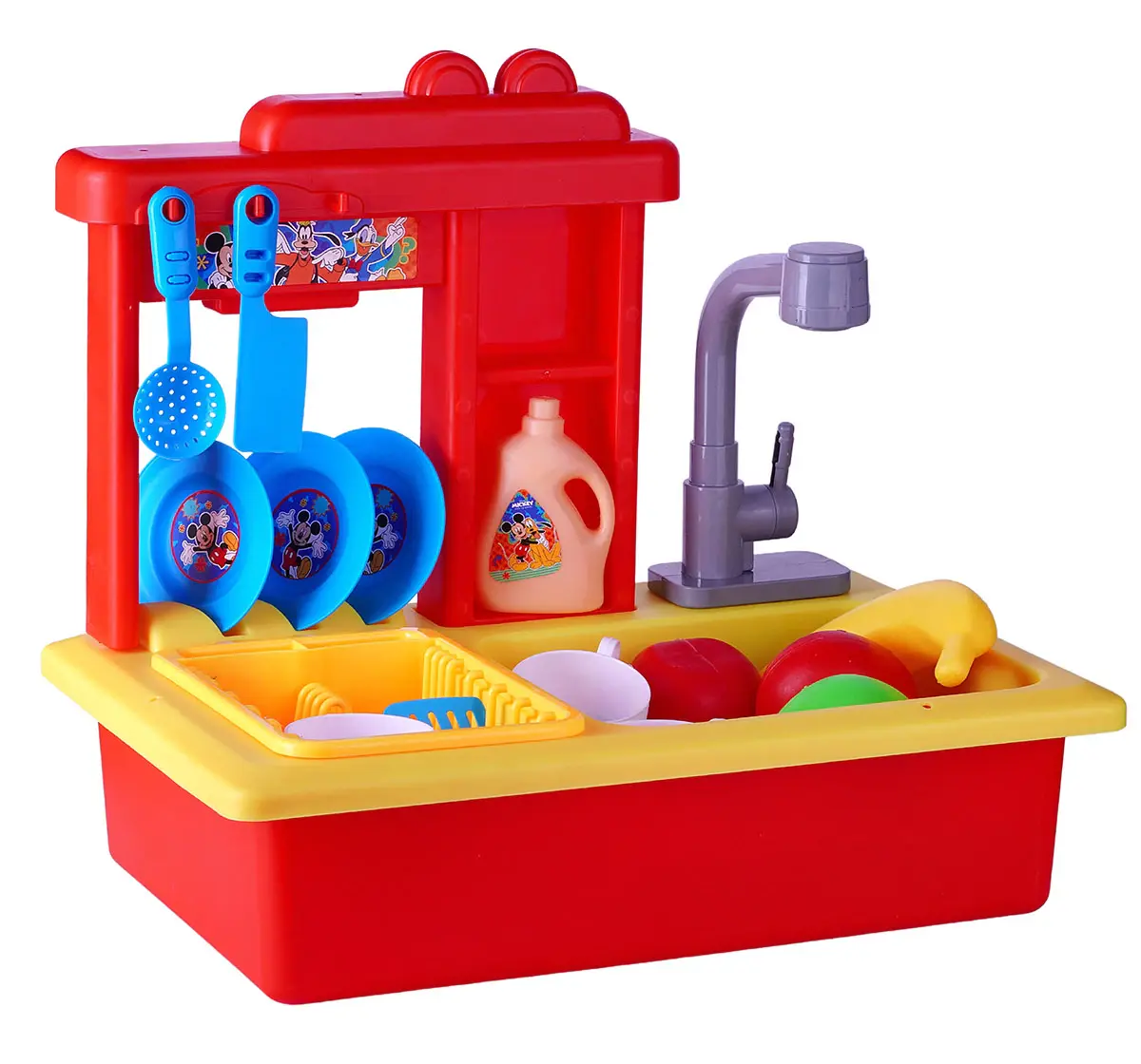 Buy Kriiddaank Toy Kitchen Sink 22 Pieces Mickey Mouse 3Y Online Hamleys India