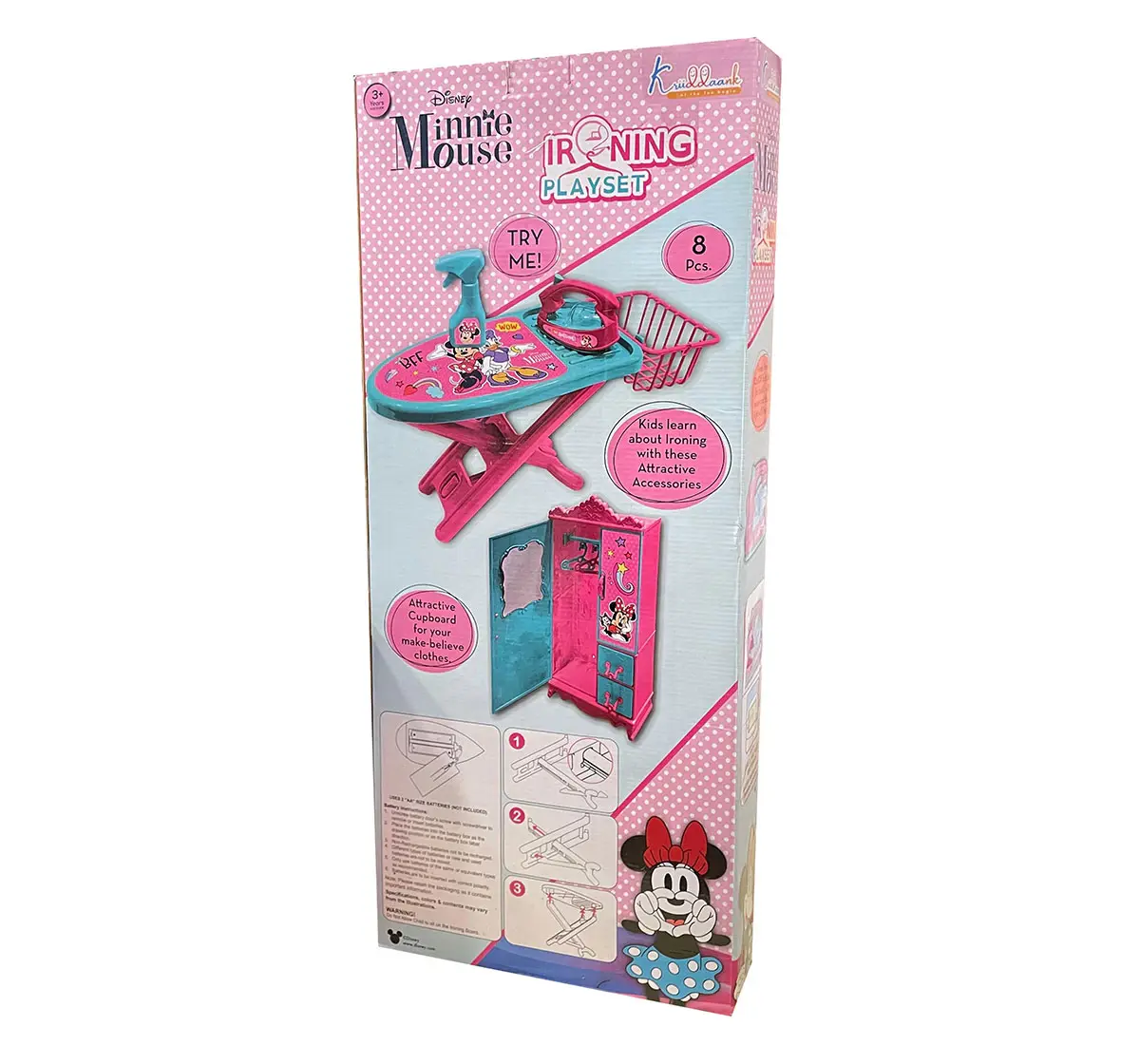 Kriiddaank Iron Playset Minnie Mouse, 3Y+