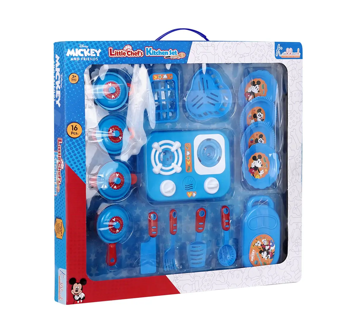 Kriiddaank Little Chef Kitchen Set Mickey Mouse, 3Y+