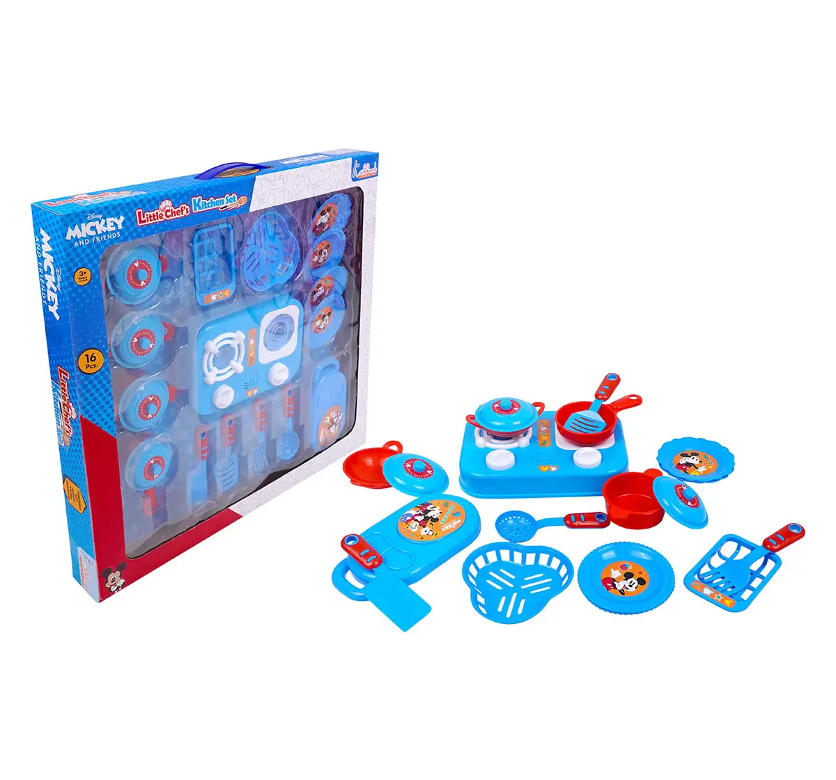 Kriiddaank Little Chef Kitchen Set Mickey Mouse, 3Y+