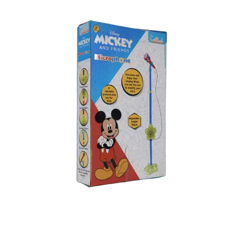 Kriiddaank Mickey Mouse Microphone Karaoke Set, 3Y+, Multicolour