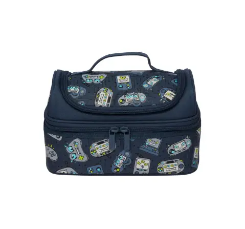 Smiggle Rush Collection Lunch Box 3Y+, Grey, 15cm