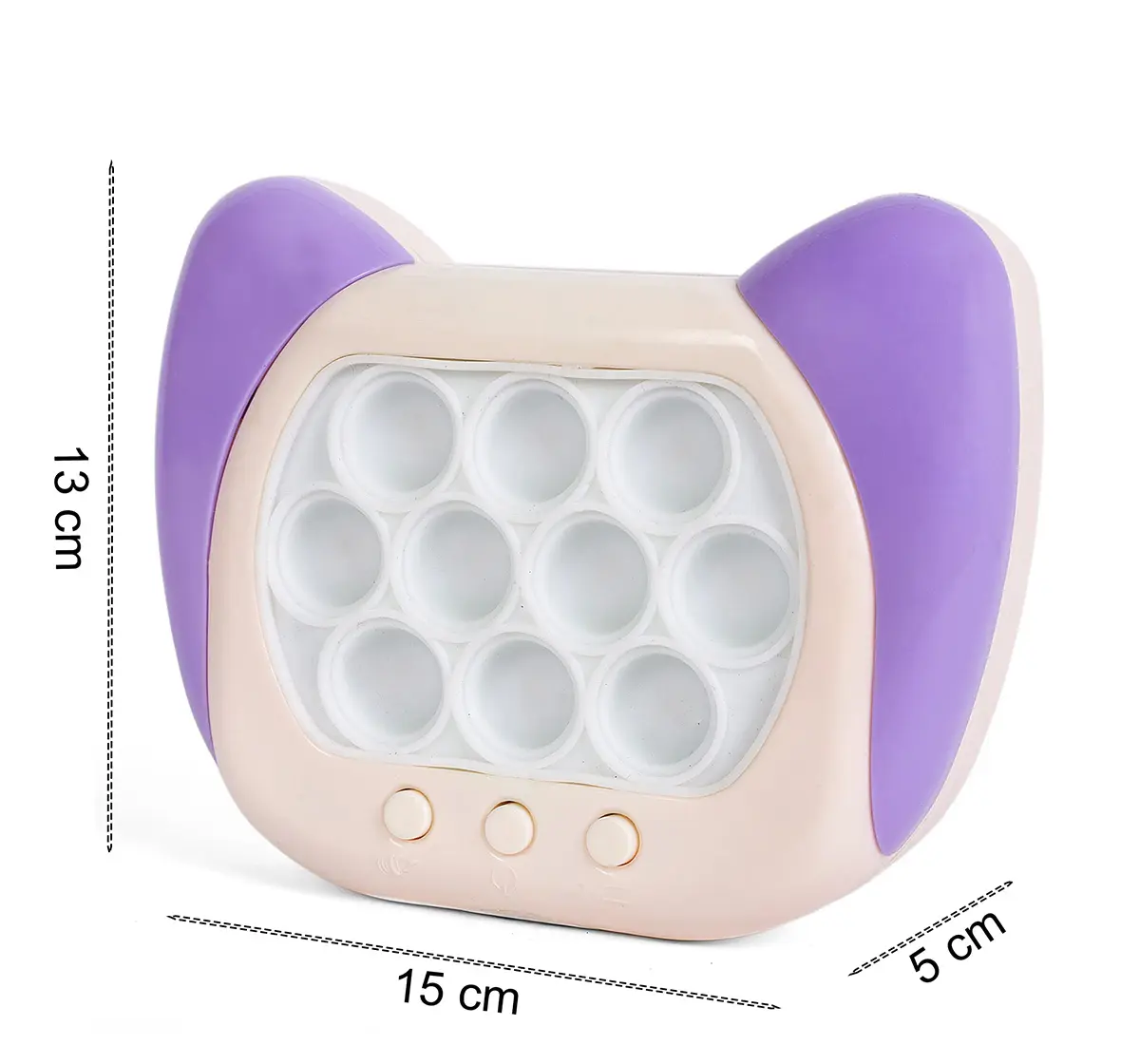 Youreka Quick Push Pop-It Game with Light & Sound and 999 Levels, 3Y+