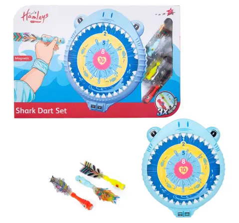 Hamleys Magnetic Shark Dart Set with 3 Darts, 3Y+