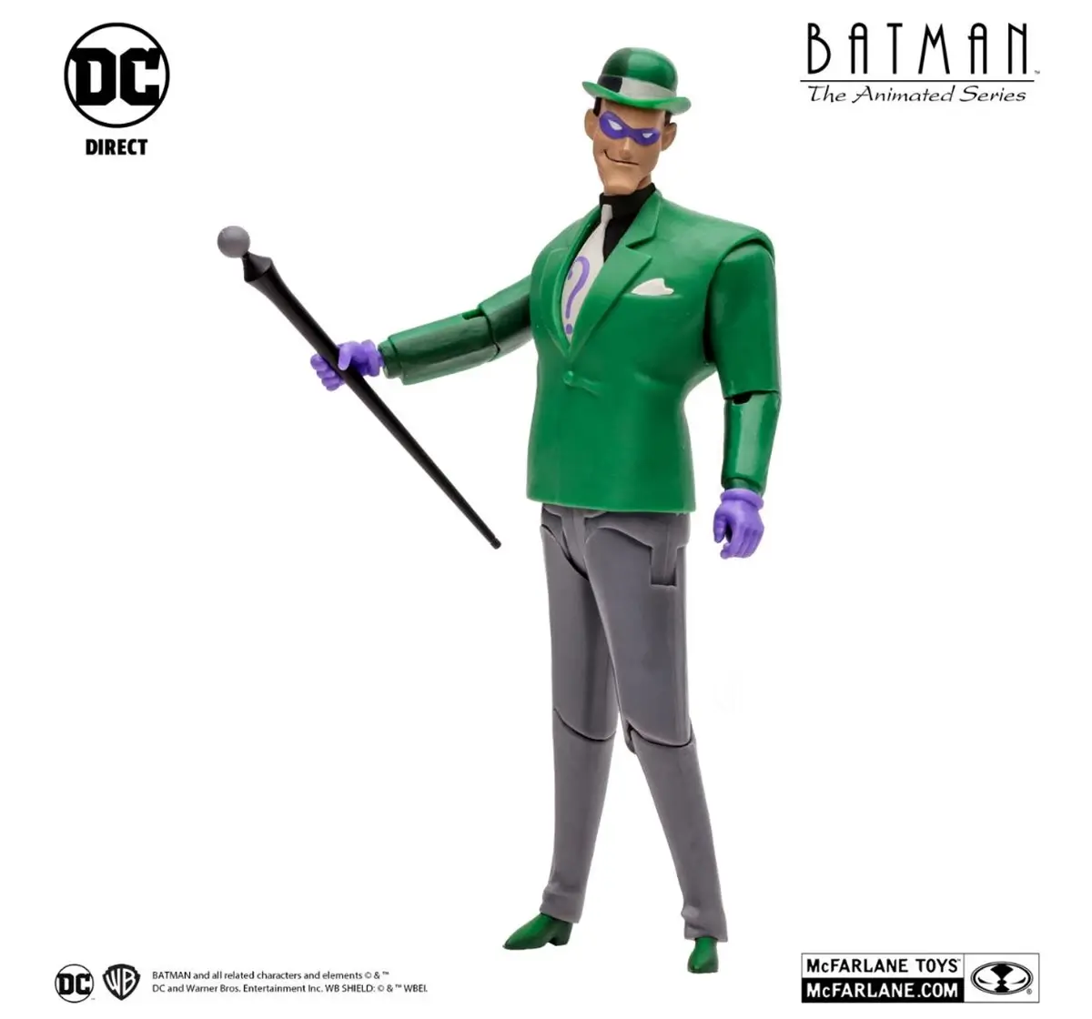 McFarlane Toys DC Comics Batman Animated Series - The Riddler Figure, 15Y+