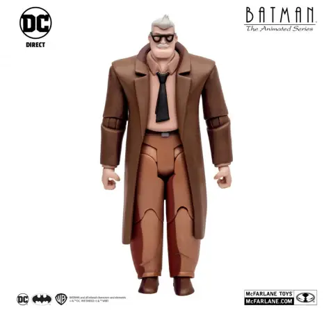 McFarlane Toys DC Comics Batman Animated Series - Commissioner Gordon Figure, 15Y+