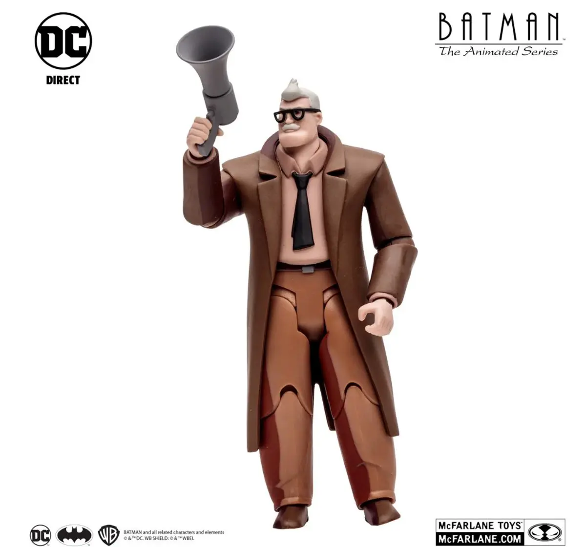 McFarlane Toys DC Comics Batman Animated Series - Commissioner Gordon Figure, 15Y+