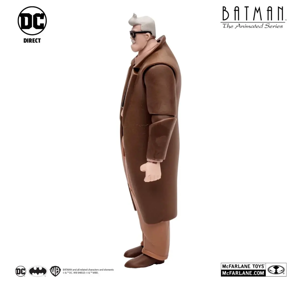 McFarlane Toys DC Comics Batman Animated Series - Commissioner Gordon Figure, 15Y+