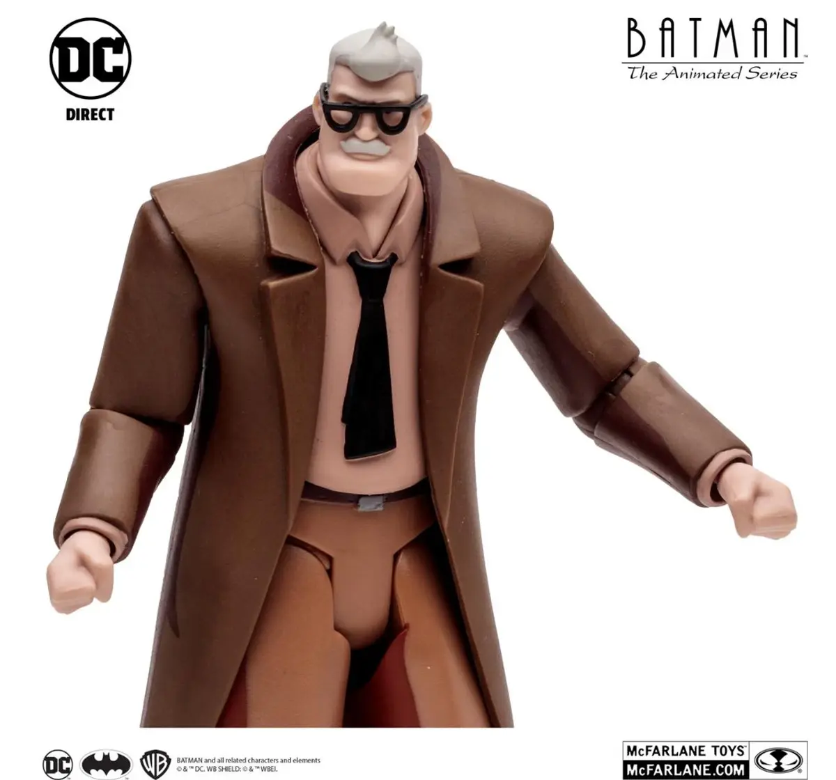 McFarlane Toys DC Comics Batman Animated Series - Commissioner Gordon Figure, 15Y+