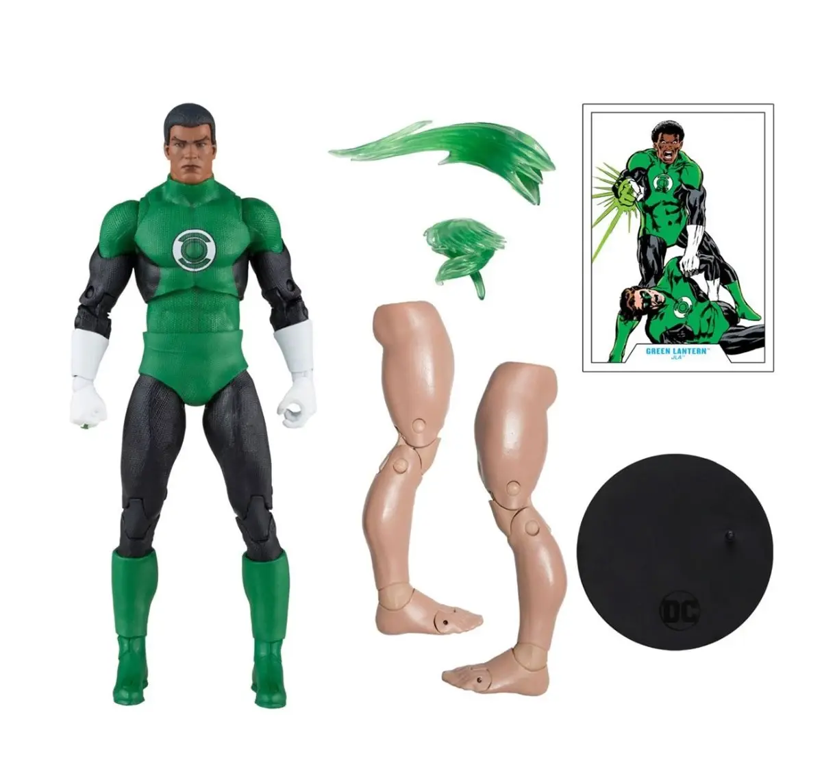 McFarlane Toys Dc Comics Build A Figures''- Plastic Man - Green Lantern (John Stewart) Action Figure, 15Y+