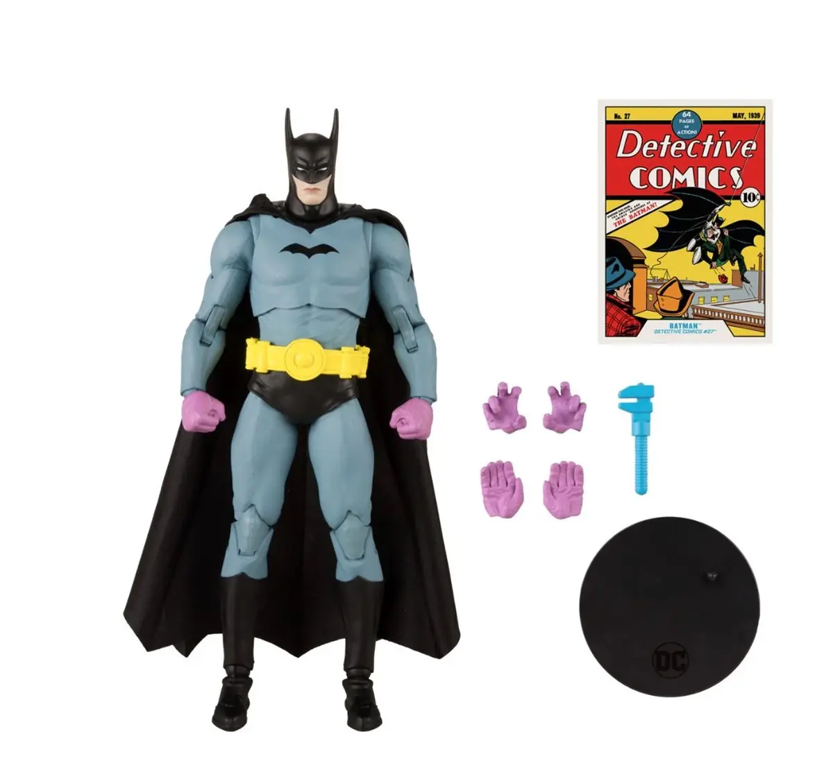 McFarlane Toys DC Comics - Batman First Appearance Action Figure, 15Y+