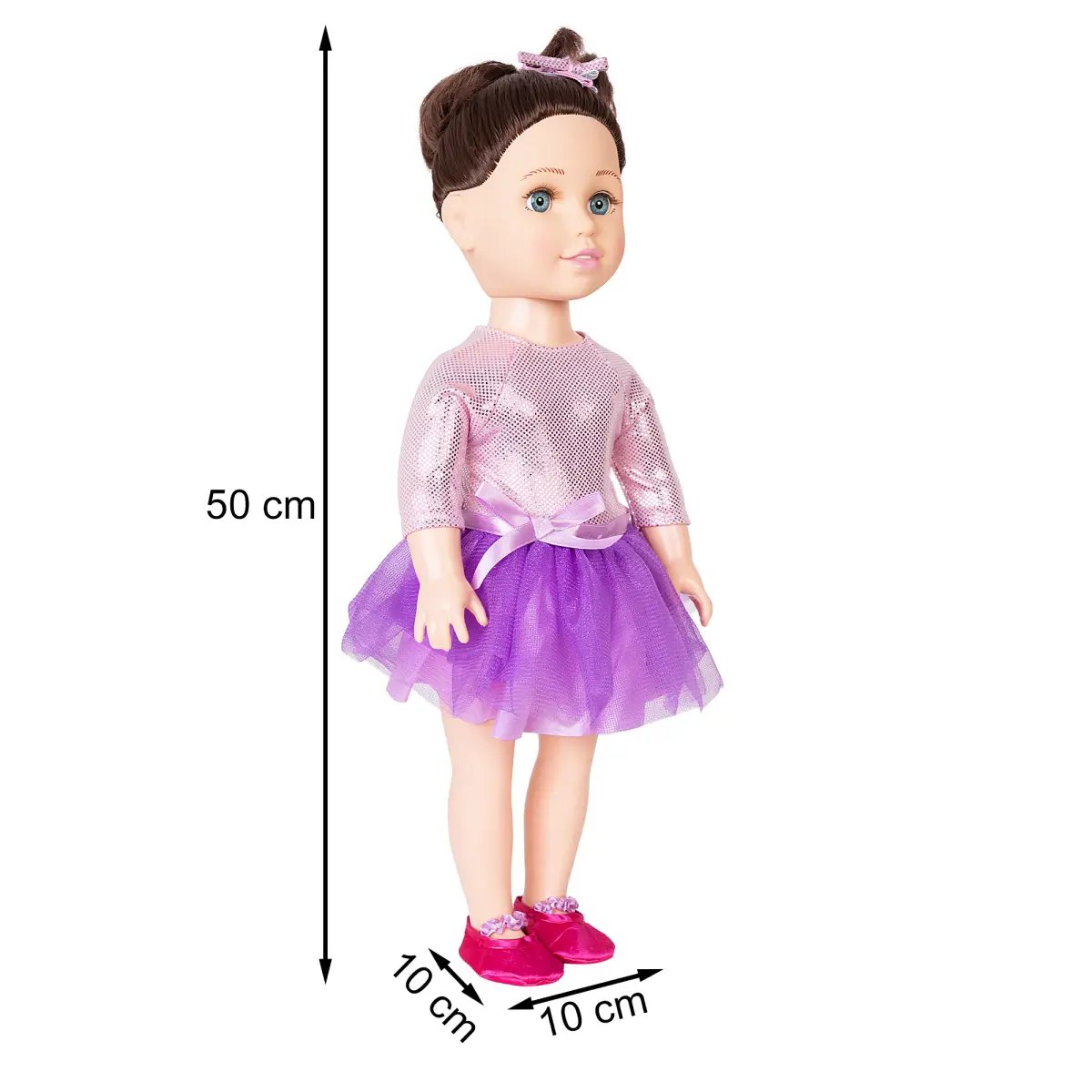 Ellie Milli Ballerina Doll, 18 Inches, 3Y+