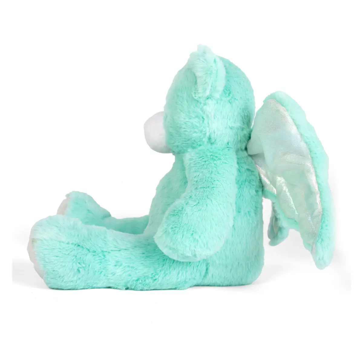Fuzzbuzz Angel Bear 28cm Soft Toy, Cuddly Teddy Bear Plush Toy, Blue
