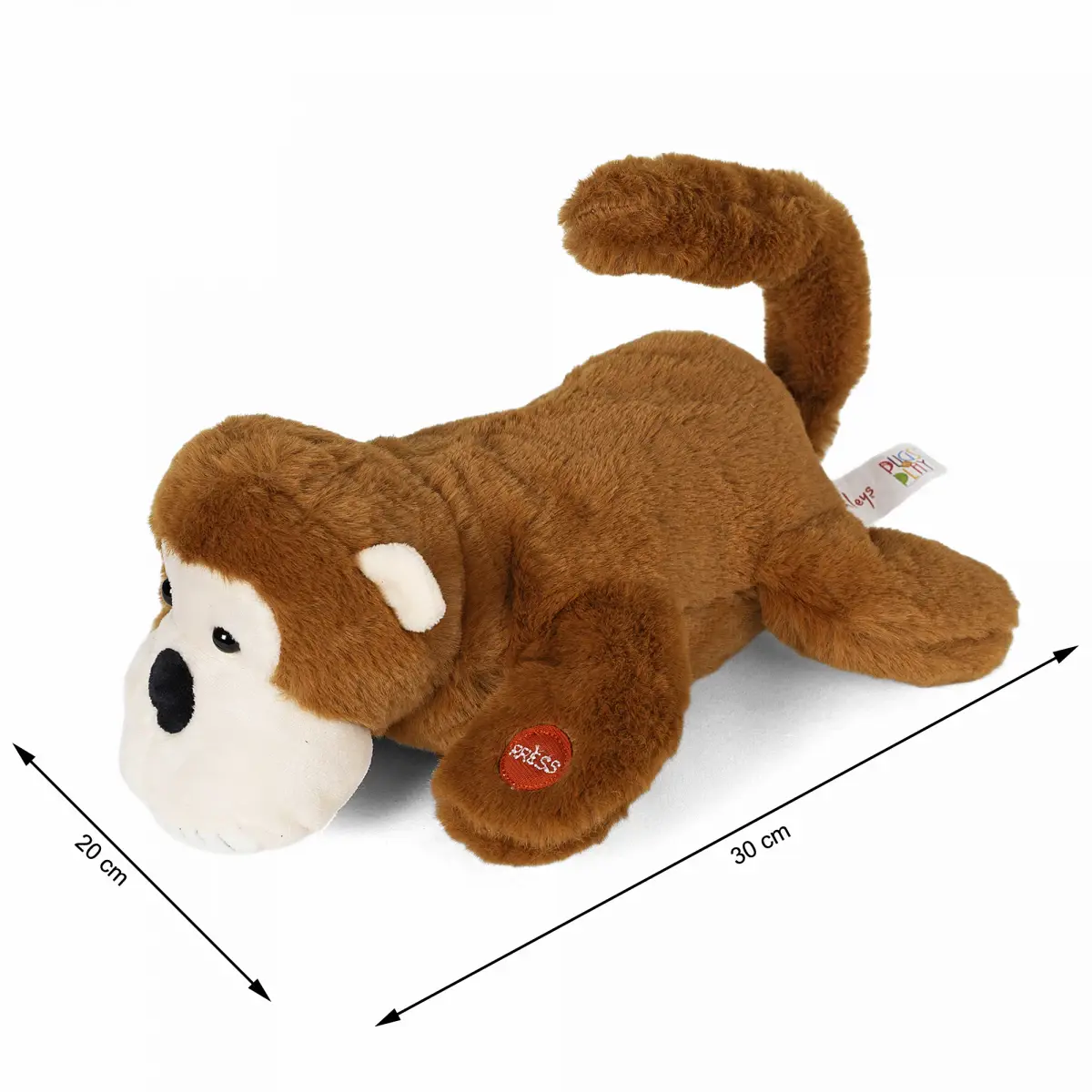 Hamleys Interactive Eddie Roll Over Monkey Toy Engaging with Realistic Sounds Fun & Educational Gift for Kids, 3Y+