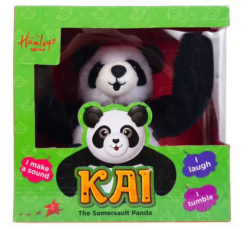 Hamleys Walking & Talking Kai Panda, Interactive Soft Toys, 3Y+