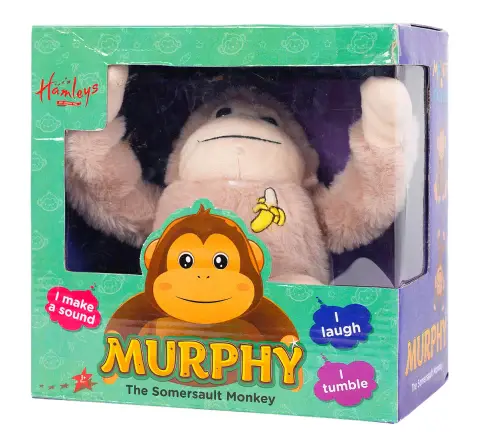 Hamleys Walking & Talking Murphy Monkey, Interactive Soft Toys, 3Y+