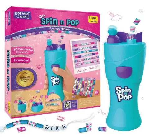 Imagimake DIY Spin n Pop - Bracelet Maker AC03, 7Y+