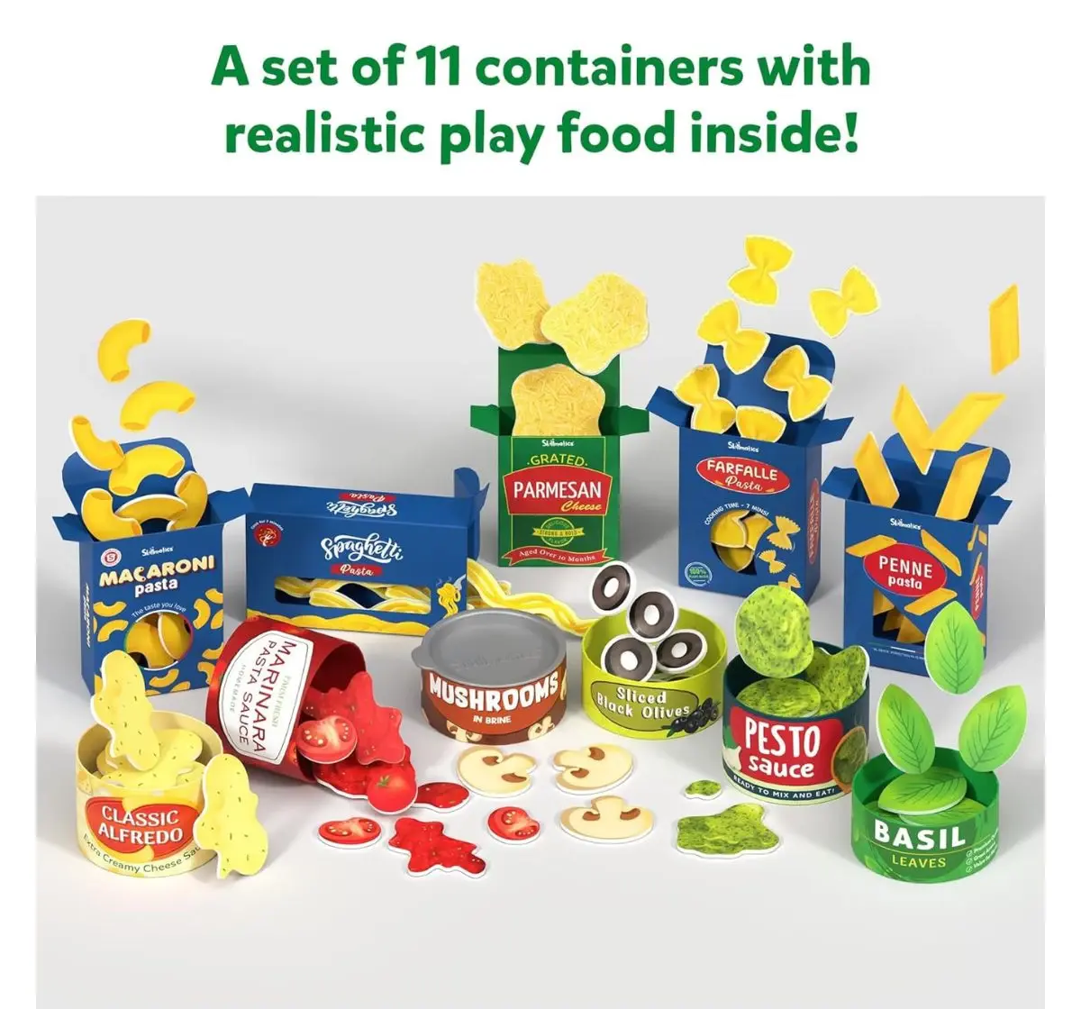 Skillmatics Let'S Make Pasta, Play Food For Realistic Pretend Play, 3Y+