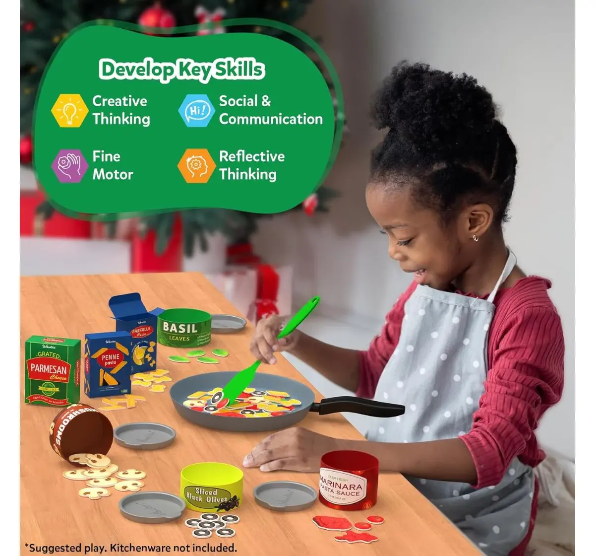Skillmatics Let'S Make Pasta, Play Food For Realistic Pretend Play, 3Y+