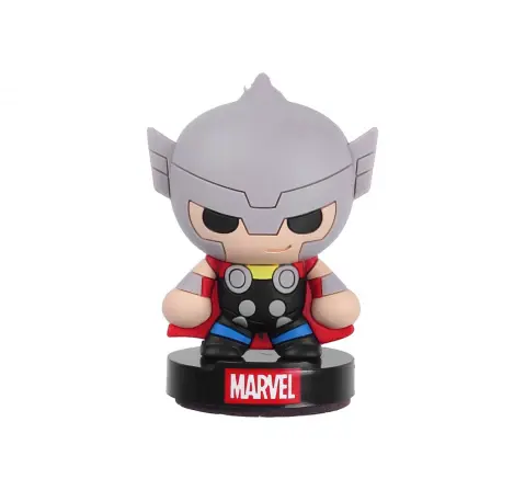 Marvel Thor 2 in 1 Action Figurine & Keychain, Collectible, 3Y+