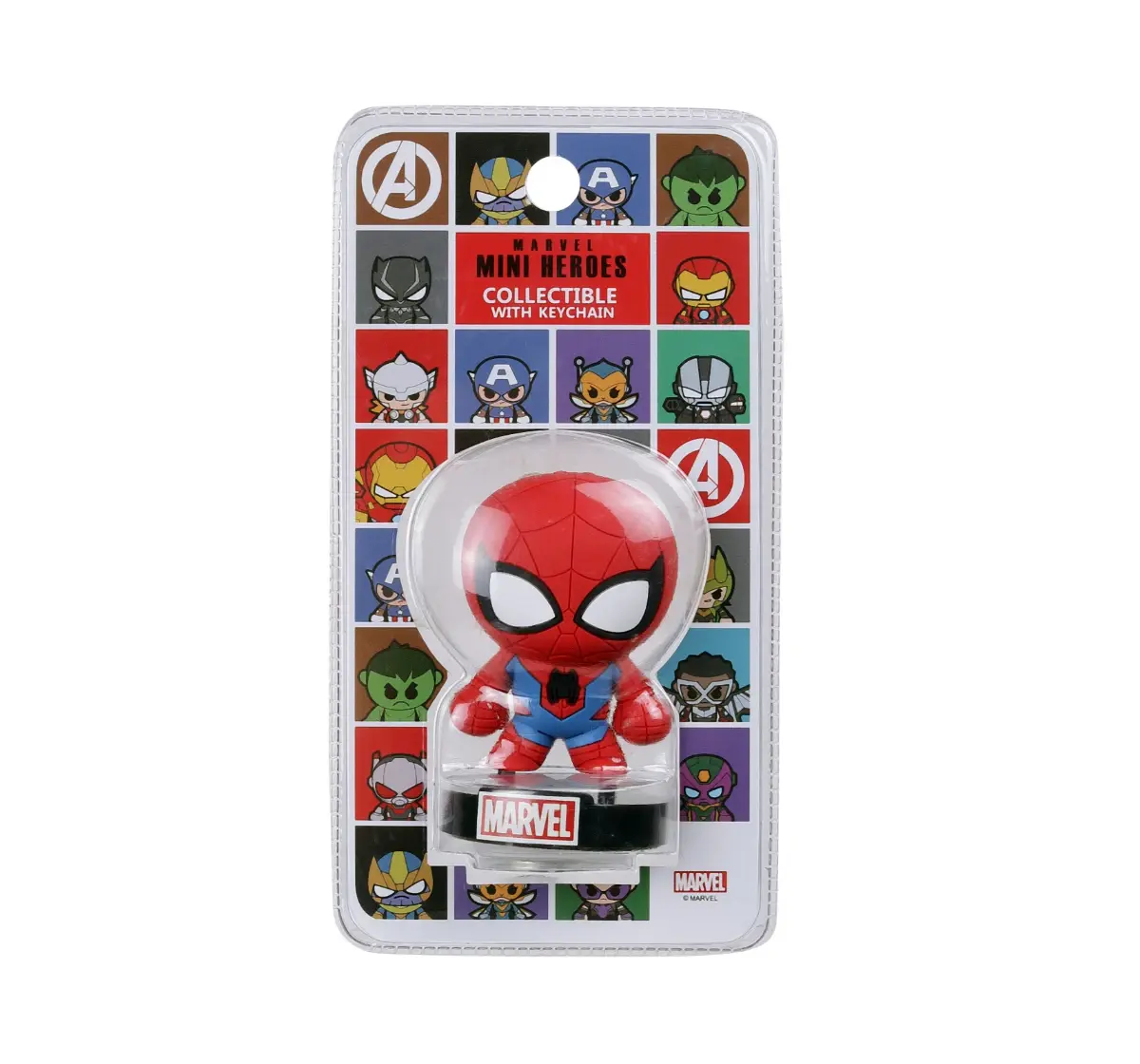 Marvel Spider-Man 2 in 1 Action Figurine & Keychain, Collectible, 3Y+
