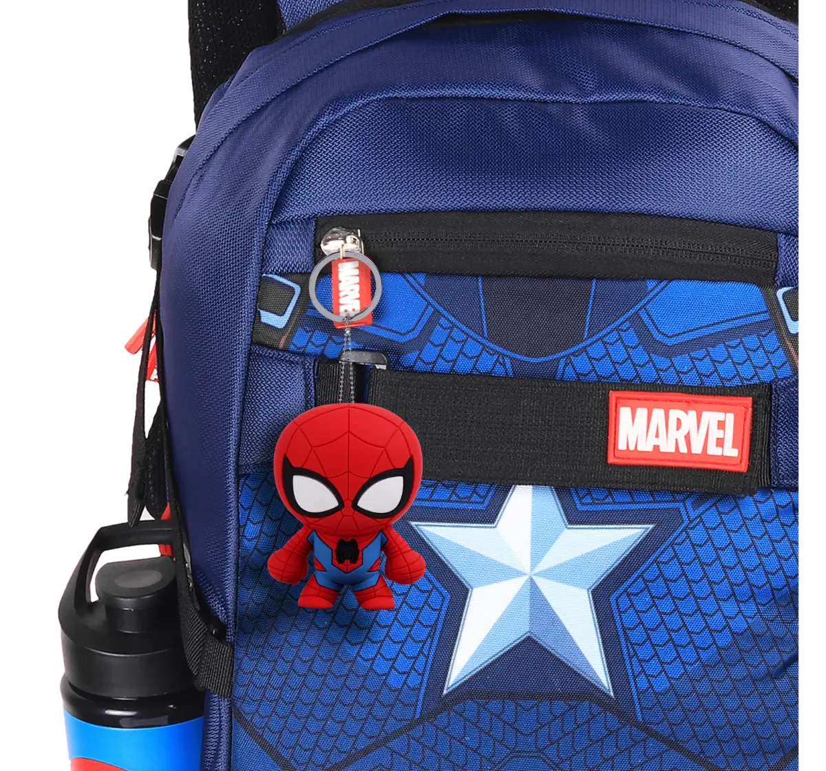 Marvel Spider-Man 2 in 1 Action Figurine & Keychain, Collectible, 3Y+