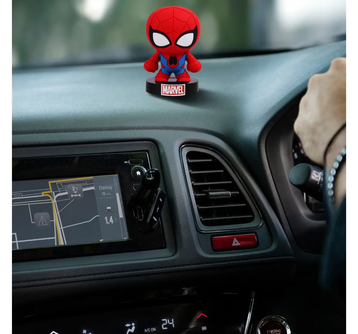 Marvel Spider-Man 2 in 1 Action Figurine & Keychain, Collectible, 3Y+